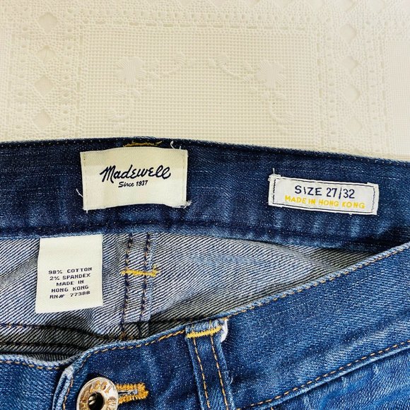 Madewell Mens Jeans 27 x 30 Rail Straight Leg - Picture 6 of 7